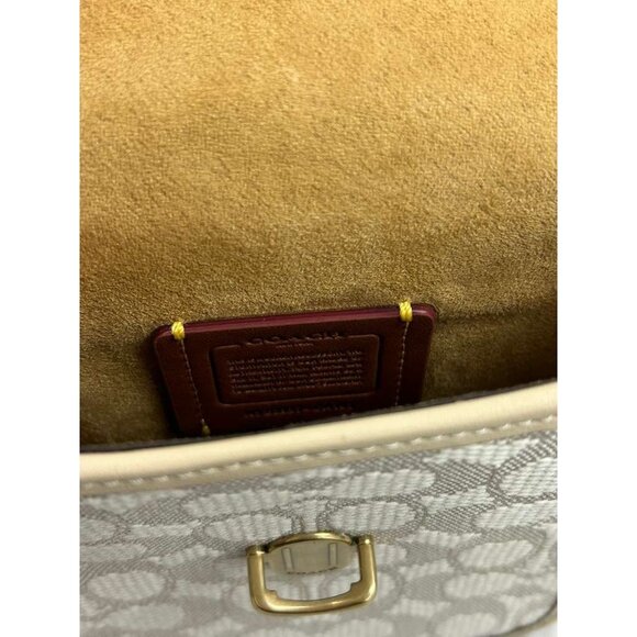 Coach Signature Women's Style B2257 Bag Beige Crossbody - Picture 15 of 16